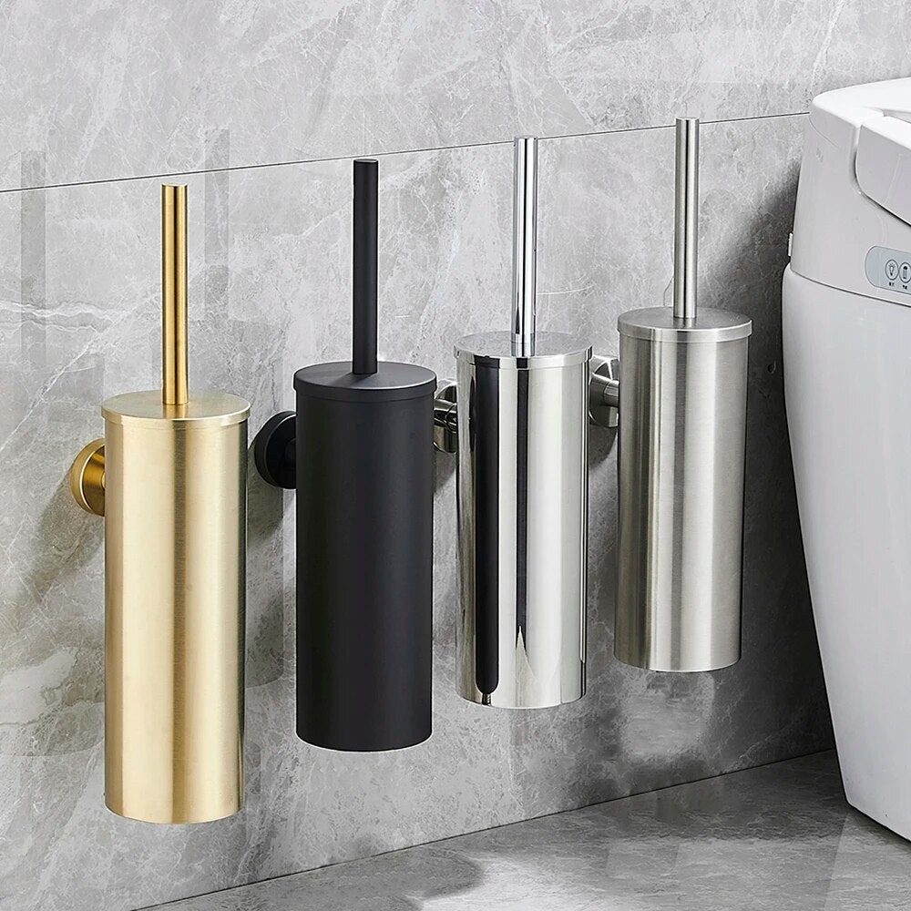 Modern Stainless Steel Toilet Brush Holder