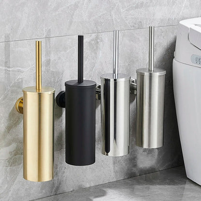 Modern Stainless Steel Toilet Brush Holder