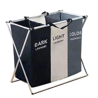 Compact Folding Laundry Sorter Basket - Yeezlab
