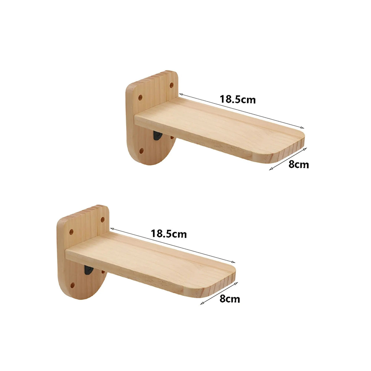 Cat Tower Wall Shelf with Scratch Pad