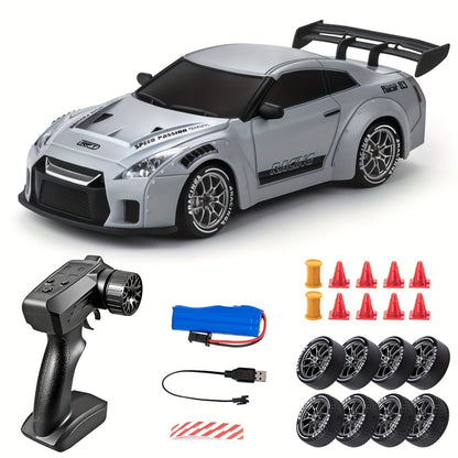 Fast 1:24 Scale 4WD RC Drift Car with LED Lights - Yeezlab