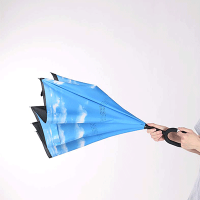 Windproof Inverted Compact Umbrella - Yeezlab