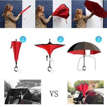 Windproof Automatic Folding Rain Umbrella