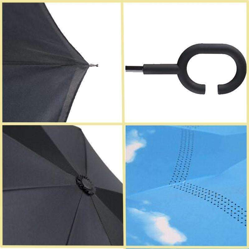 Windproof Automatic Folding Rain Umbrella