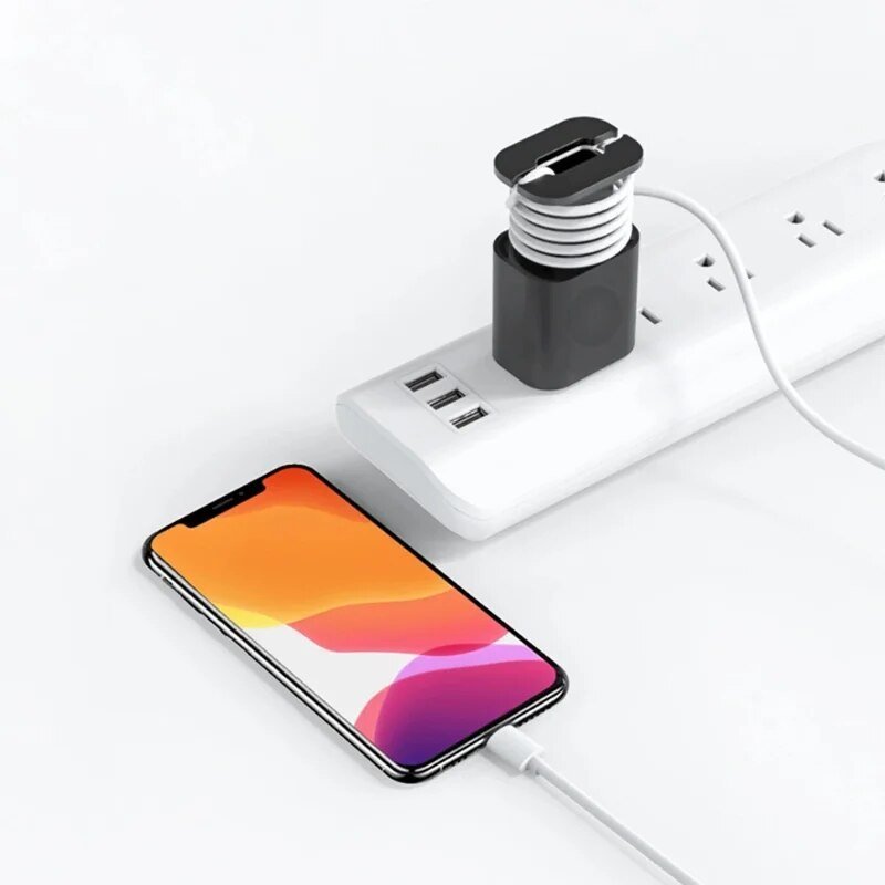 Premium Cable Organizer Silicone Cord Wrap