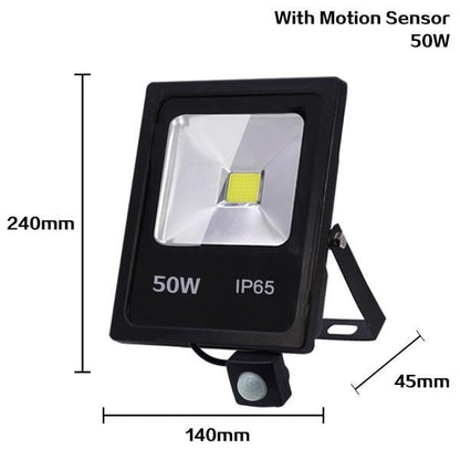 Bright Outdoor LED Security Flood Light 10-50W Waterproof