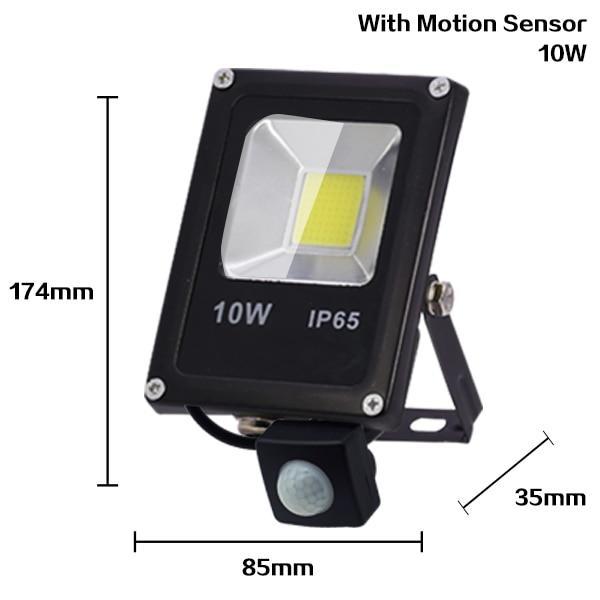 Bright Outdoor LED Security Flood Light 10-50W Waterproof