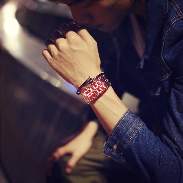 Trendy LED Digital Wristwatch for Men and Women