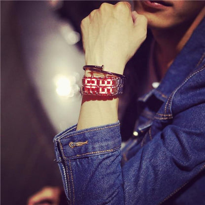 Trendy LED Digital Wristwatch for Men and Women