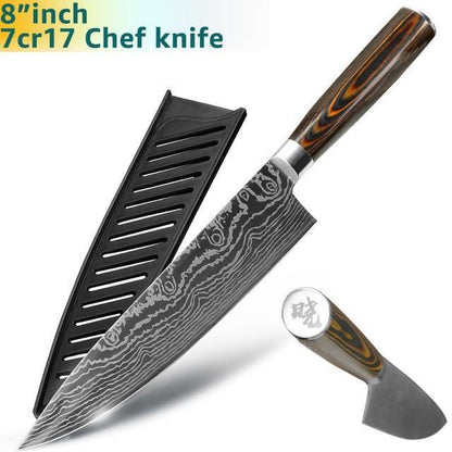 Premium Japanese Chef Knife 8 Inch Sharp Stainless Steel - Yeezlab