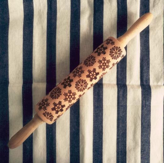 Top Christmas Reindeer Cookie Rolling Pin for Baking