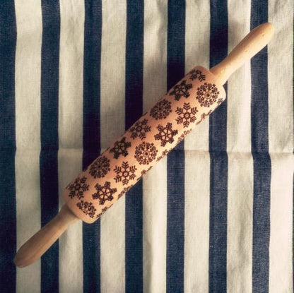 Top Christmas Reindeer Cookie Rolling Pin for Baking