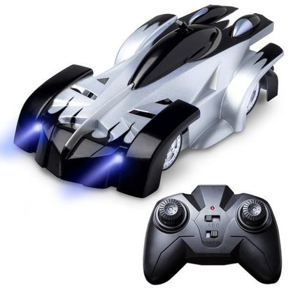 Fast RC Wall Crawler Car with Bright LED Lights