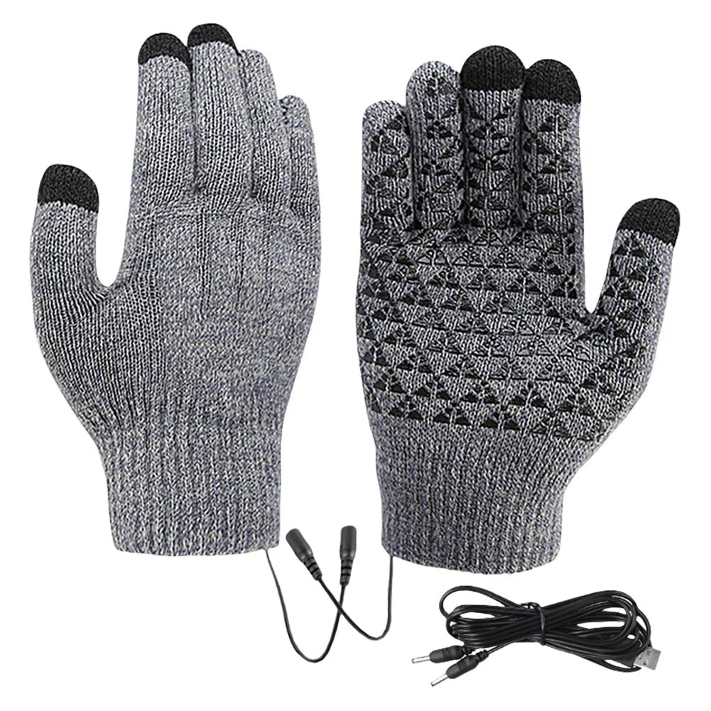 USB Heated Touchscreen Gloves
