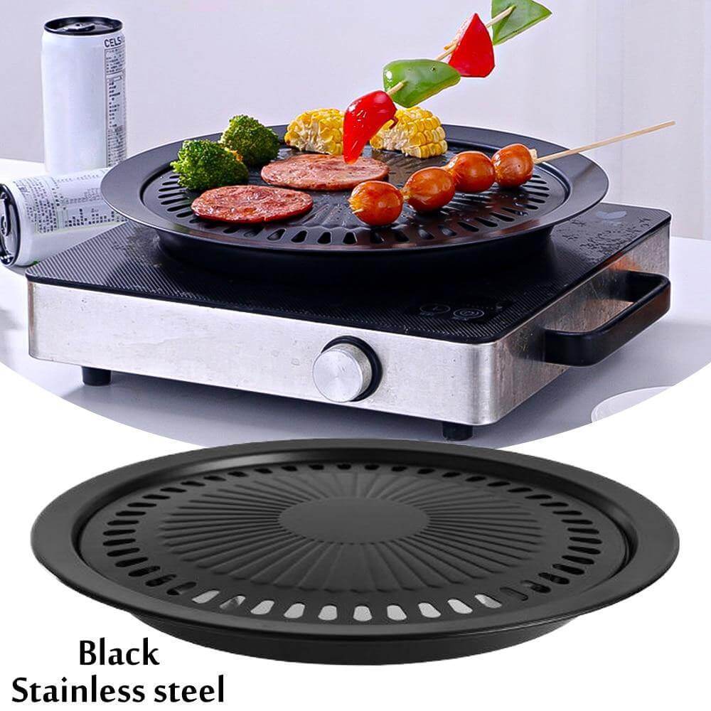 Compact Korean Style BBQ Grill Skillet