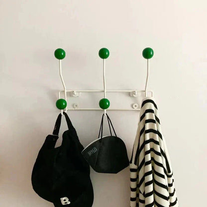 Rustic Metal Coat Rack Hooks - Traditional Closet Organizer