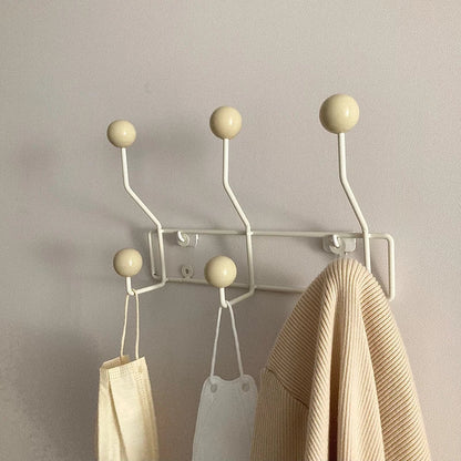 Rustic Metal Coat Rack Hooks - Traditional Closet Organizer