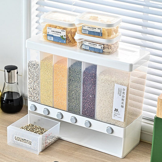 Space Saving Cereal Dispenser Kitchen Organizer - Yeezlab