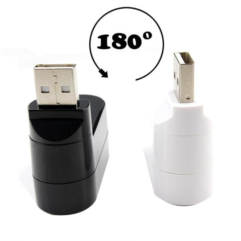 Flexible 180 Degree USB Adapter Hub