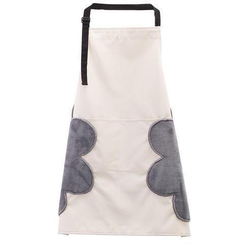 Practical Kitchen Apron with Built-in Towels