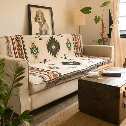 Native American Style Plush Throw Blanket