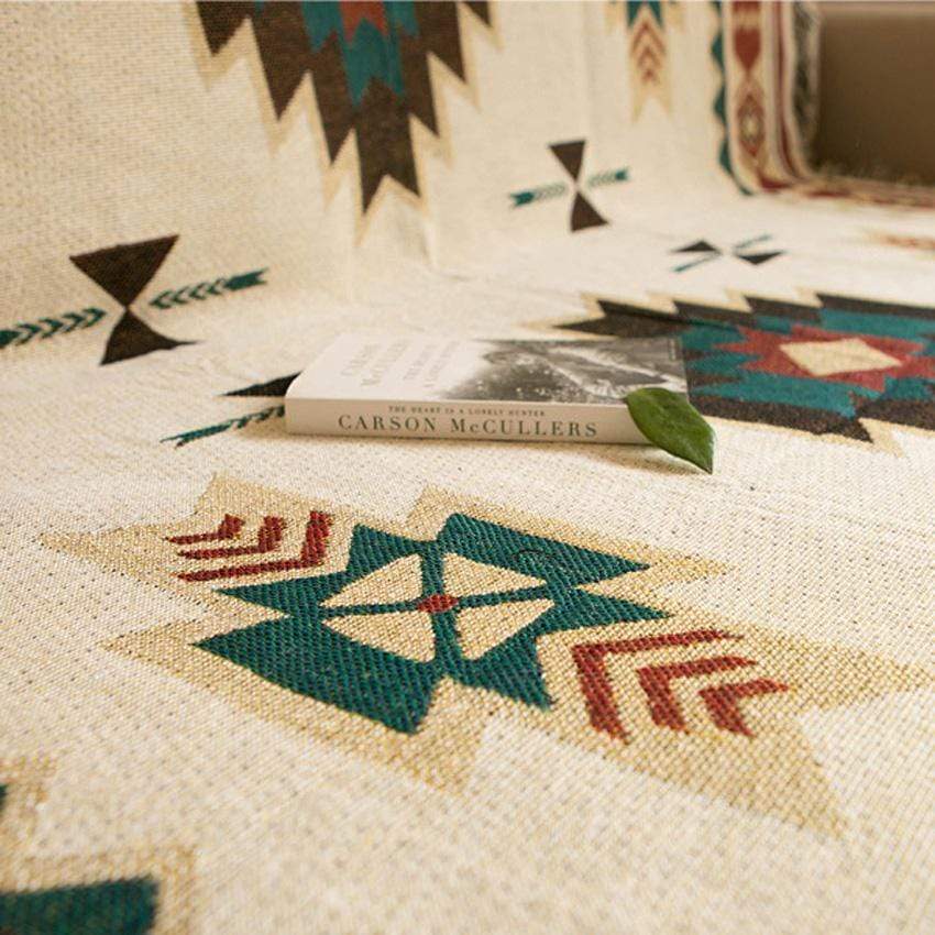Native American Style Plush Throw Blanket