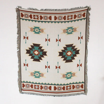 Native American Style Plush Throw Blanket
