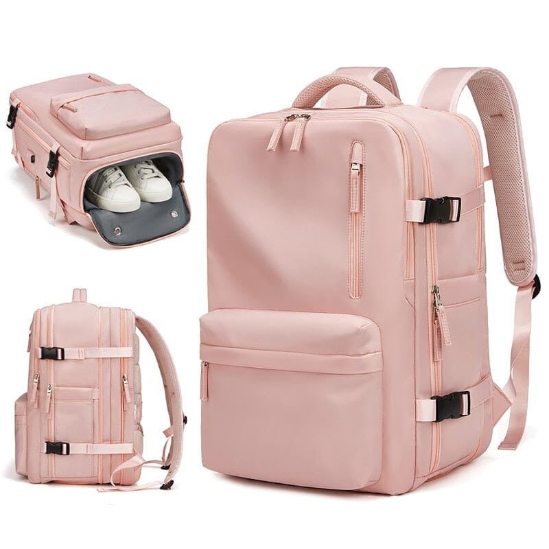 Compact Hiking Backpack with USB Charger and Shoe Pocket - Yeezlab