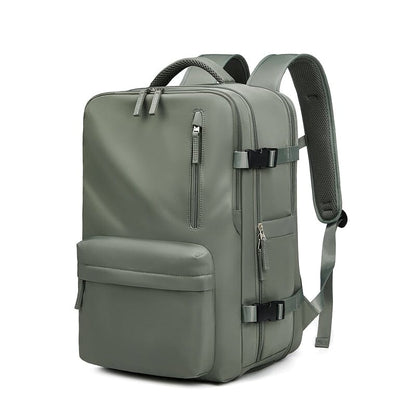 Compact Hiking Backpack with USB Charger and Shoe Pocket