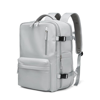 Compact Hiking Backpack with USB Charger and Shoe Pocket
