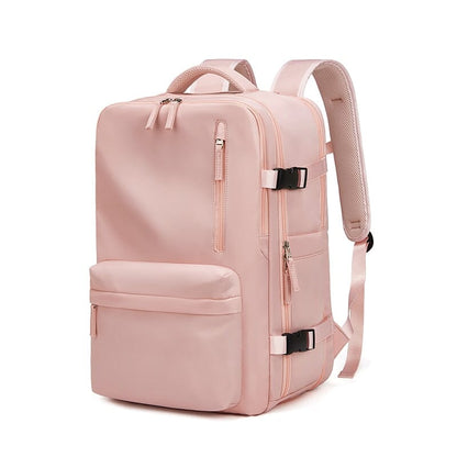 Compact Hiking Backpack with USB Charger and Shoe Pocket