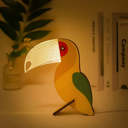 Colorful Kids Night Lamp with Cute Animal Designs - Yeezlab