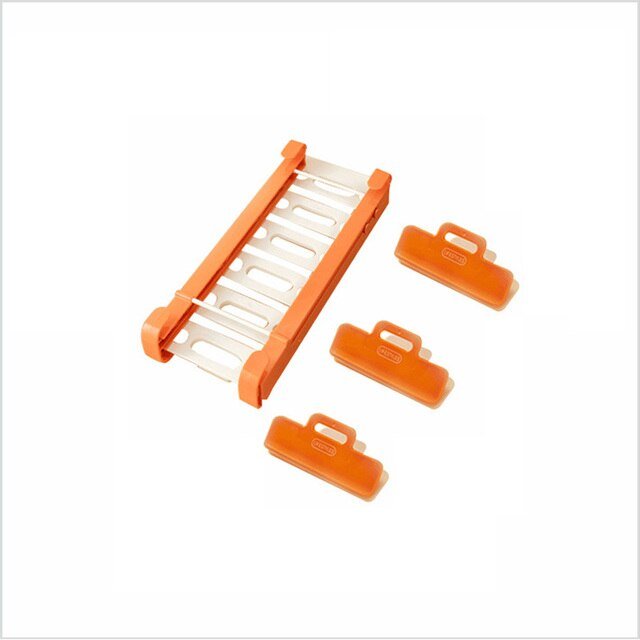 Ziplock slideout fridge and pantry organizer