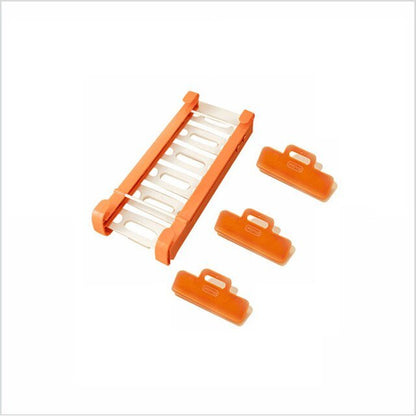 Ziplock slideout fridge and pantry organizer