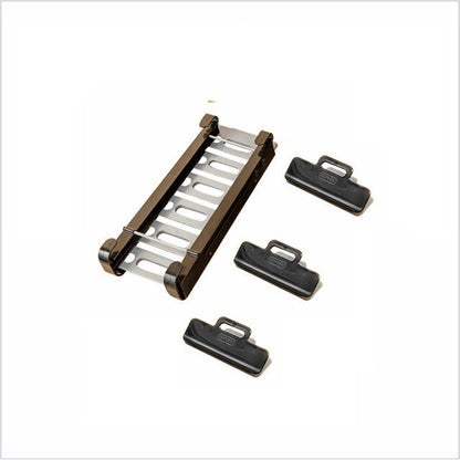 Ziplock slideout fridge and pantry organizer
