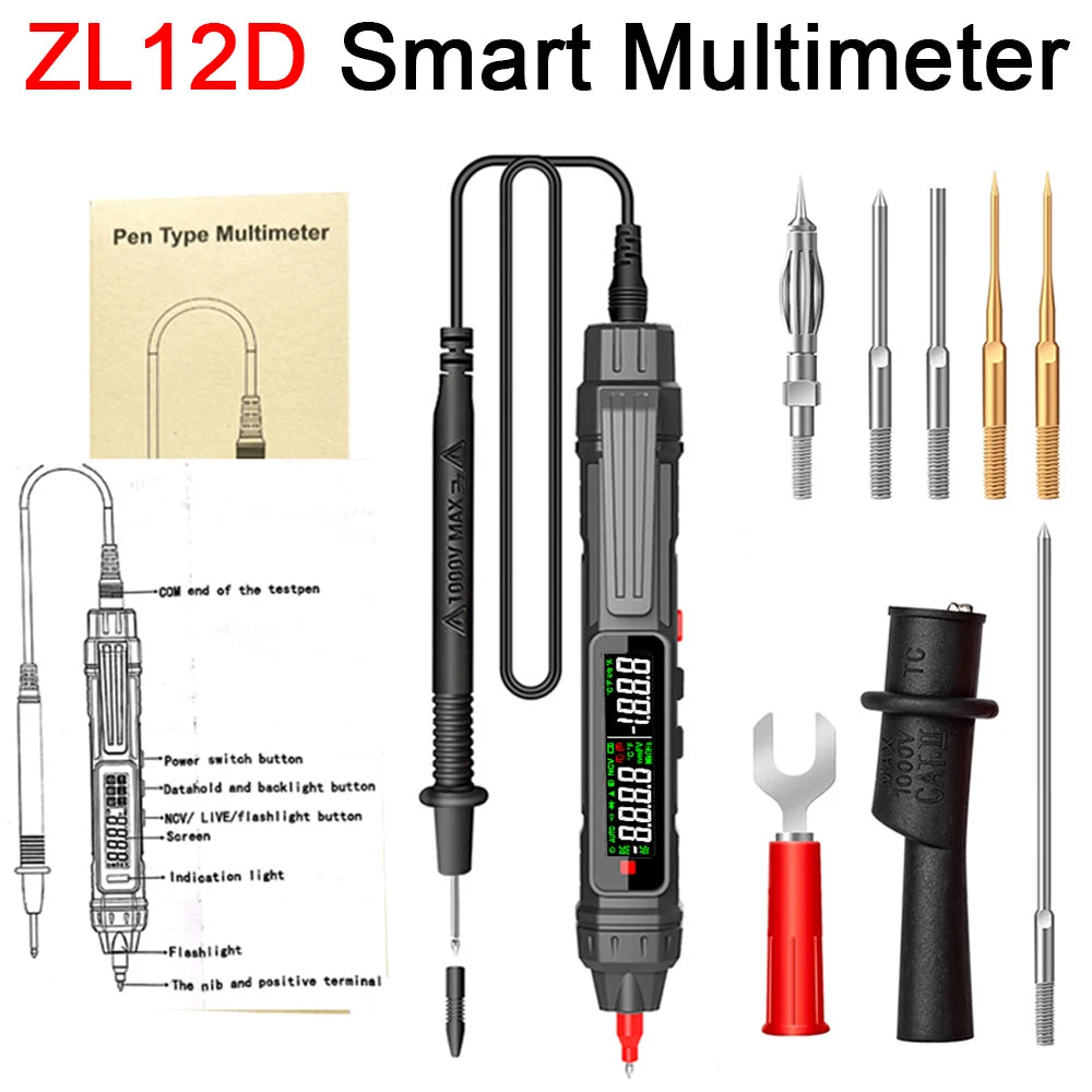 Accurate Digital Multimeter Tester with Auto Ranging