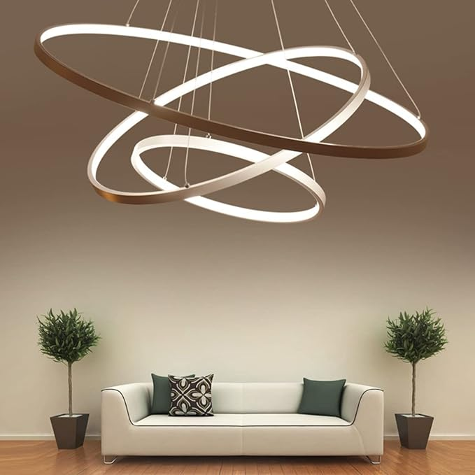 Circular Crystal Pendant Light
