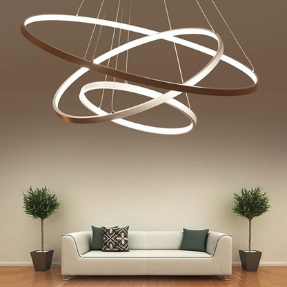 Circular Crystal Pendant Light